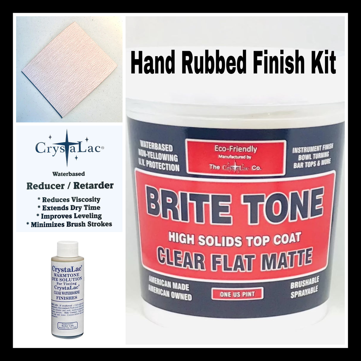Brite Tone Hand Rubbed Finishing Kit