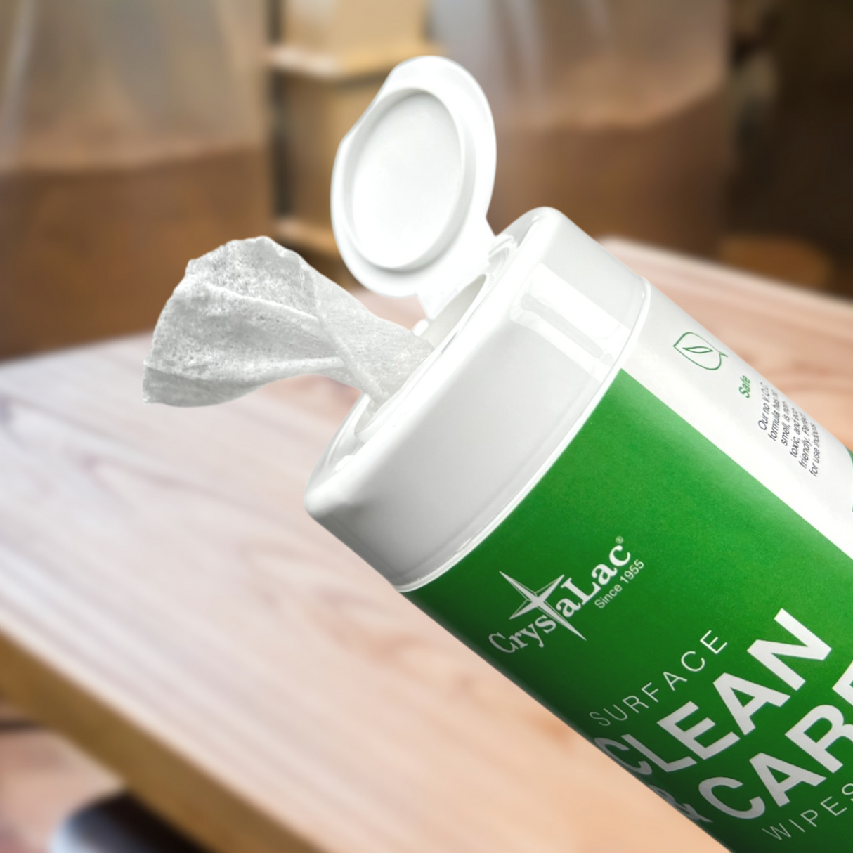 CrystaLac Refinishing Prep Wipes, Clean & Care Wipes, Polish Wipes